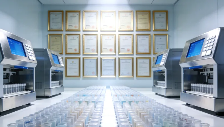 产科医生在诊室与孕妇沟通,桌上放着检测报告