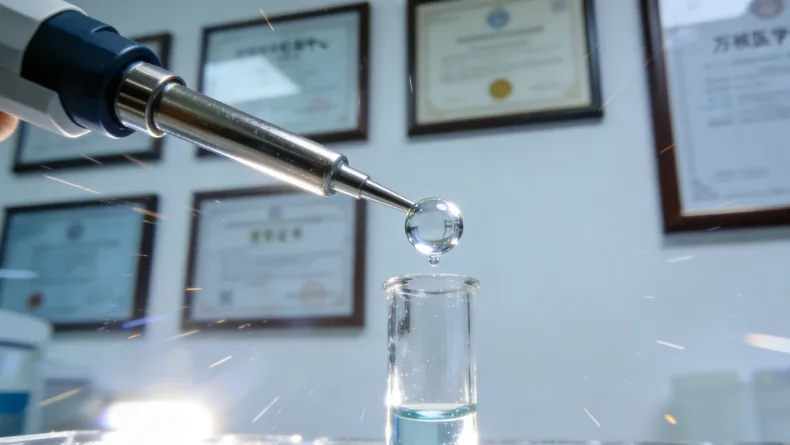 一位年轻女性正在查看基因检测报告,表情疑惑。