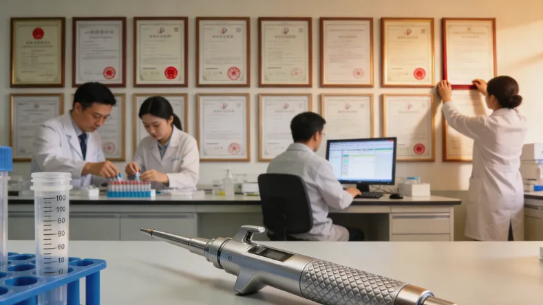 医生和咨询者面对面坐着,在平板电脑上讨论报告