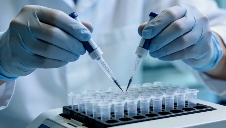 唾液采集管与口腔拭子对比图