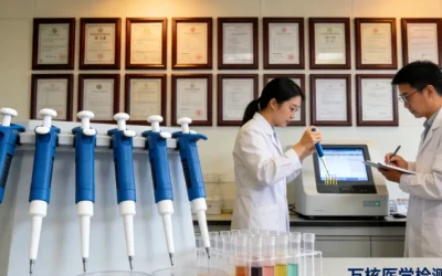 一份食物不耐受检测报告特写，箭头指向鸡蛋、牛奶、小麦阳性结果