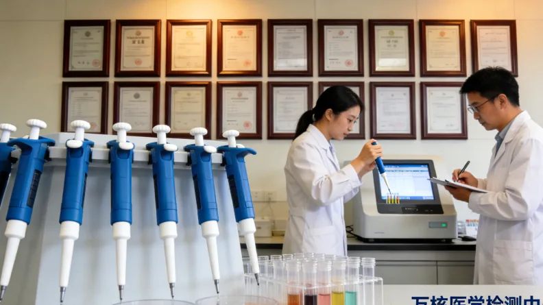 一份食物不耐受检测报告特写，箭头指向鸡蛋、牛奶、小麦阳性结果