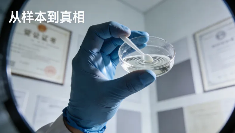 一位女性在记录饮食日记,旁边放着皮肤照片