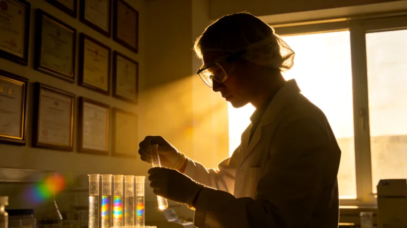 一份模拟的“饮食-症状日记”手账记录。