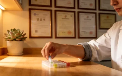 乳糖不耐受原理示意图：展示乳糖在小肠无法被分解的过程。