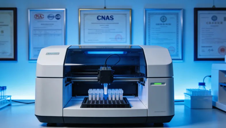 一个人拿着零食，仔细查看包装背面的配料表