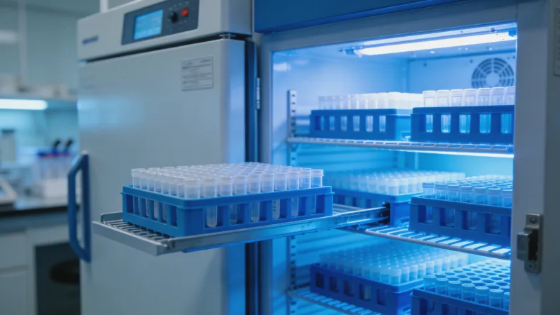 一个人困惑地看着基因检测报告和一碗豆浆