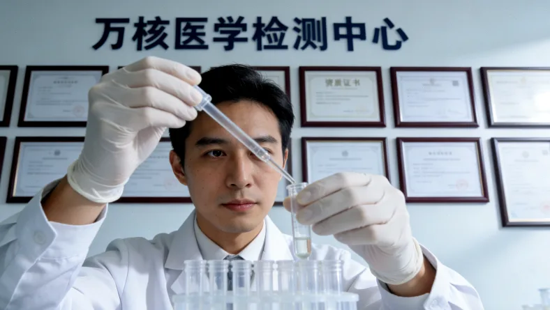 一对老年夫妇在风景优美的湖边悠闲散步