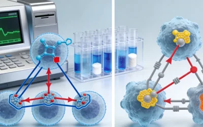一位患者拿着基因检测报告和药盒，与医生交谈