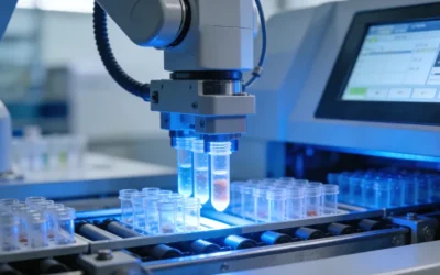 一位中年患者正在咨询医生，表情关切