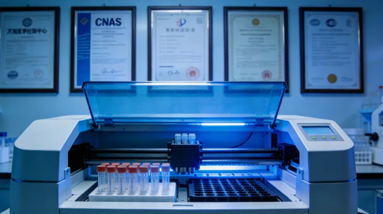 一位患者拿着降压药和基因检测报告咨询医生