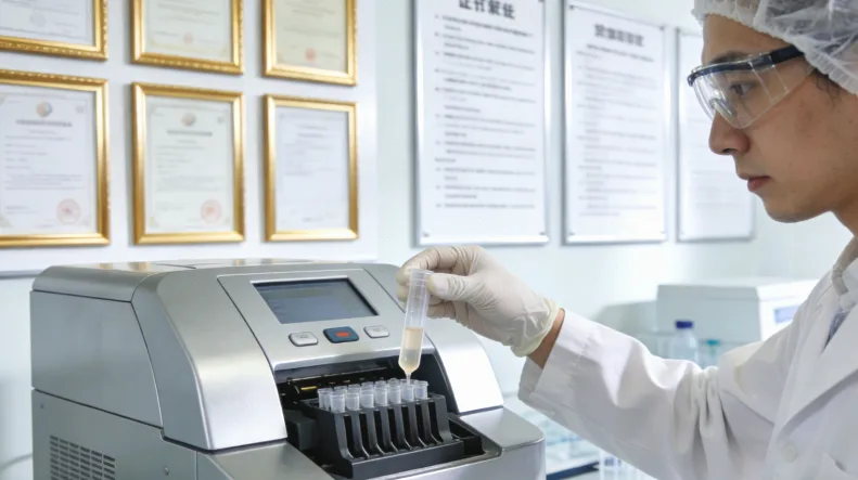 遗传咨询师与来访者正在平静交谈的示意图