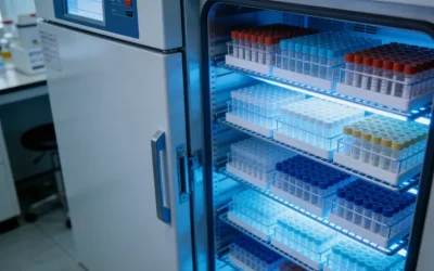 医生与患者家属围绕基因检测报告进行沟通