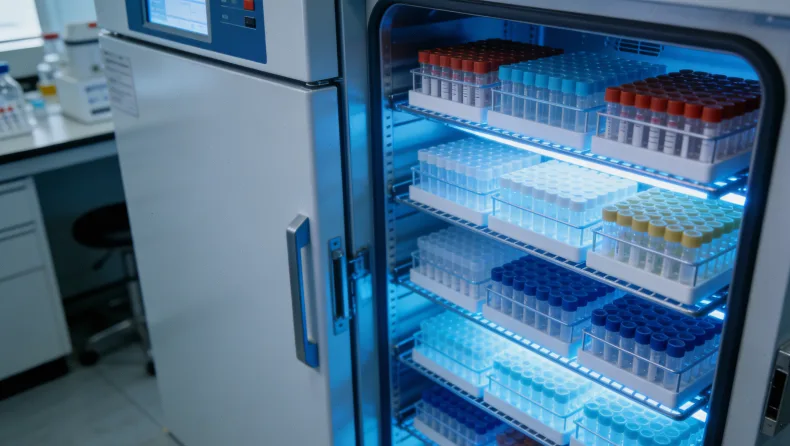 医生与患者家属围绕基因检测报告进行沟通