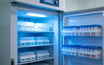 患者困惑地看着基因检测报告和药盒