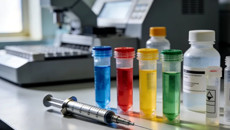 天平一侧是药瓶，另一侧是金钱和心脏图标