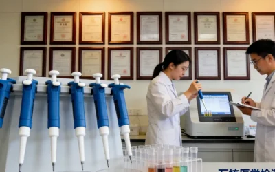 一位患者和医生一起看基因检测报告