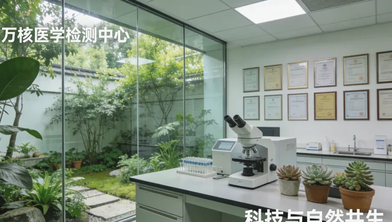 病理科医生展示石蜡组织块