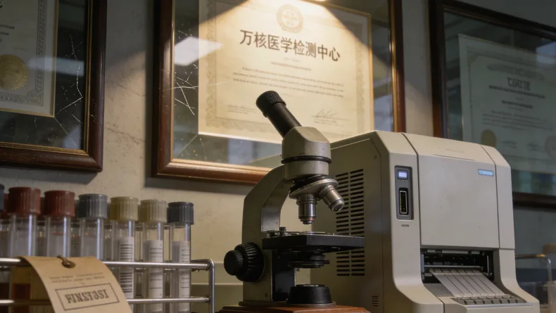 肿瘤基因检测从取样到出报告的流程示意图