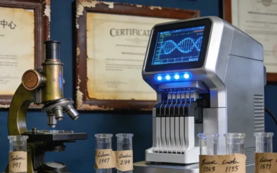 一位消费者正拿着手机，困惑地看着基因检测广告页面