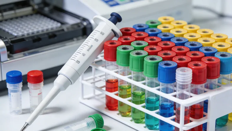 基因检测报告示意图,高亮显示关键靶点突变