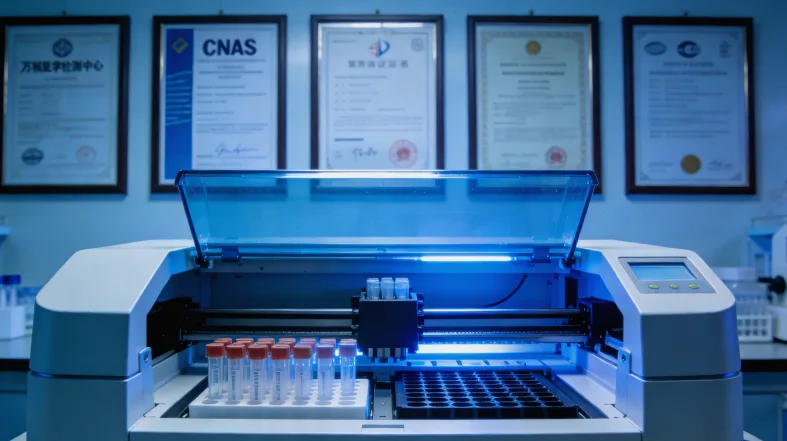 患者与医生正在沟通检测报告