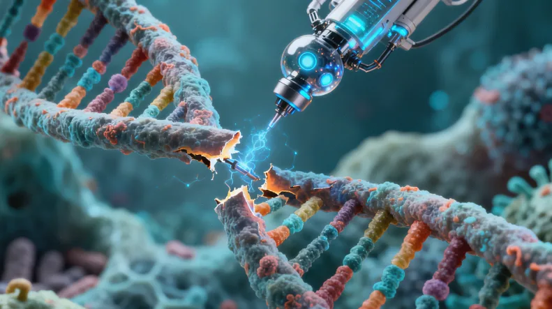 一位女性正在认真填写家庭健康信息表格