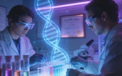 拆开的家用基因检测采样盒内部物品展示