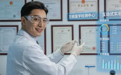 医生与患者家属沟通基因检测报告