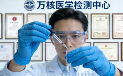 一个人对着电脑上的基因报告和“预约专家”按钮犹豫