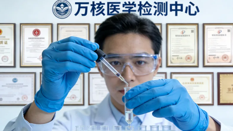 一个人对着电脑上的基因报告和“预约专家”按钮犹豫