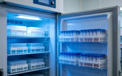 显微镜下形态各异的儿童肿瘤细胞与基因序列对比图