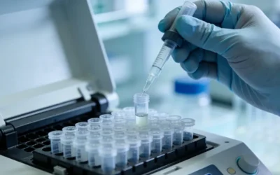 医生与家属在病床前沟通的示意图