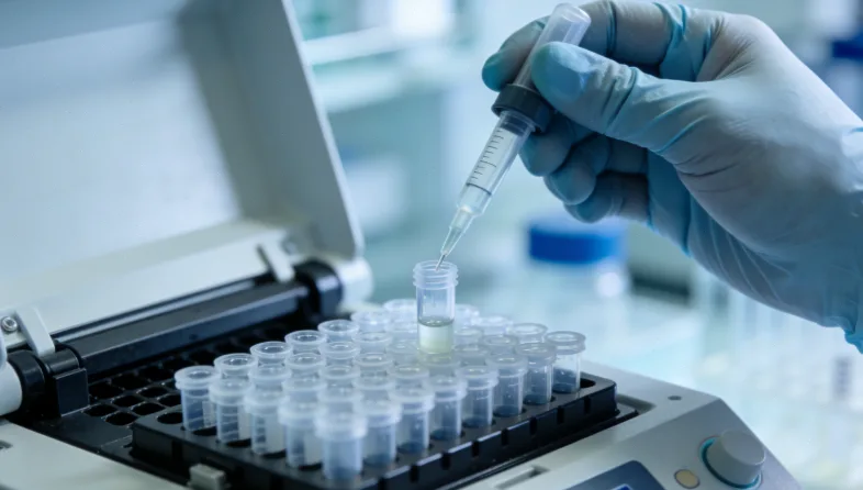 医生与家属在病床前沟通的示意图