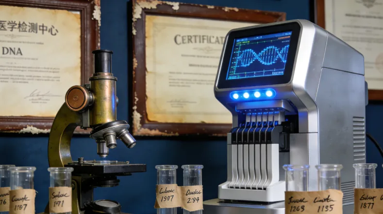 肿瘤组织活检与血液样本采集对比示意图