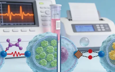 一位患者正在查看基因检测报告，表情困惑