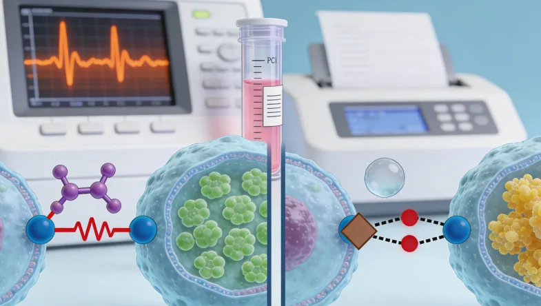 一位患者正在查看基因检测报告，表情困惑