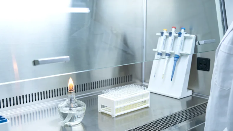 形象化的DNA双螺旋与药物分子示意图