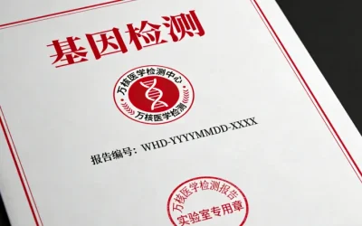 医生与患者共同查看基因检测报告