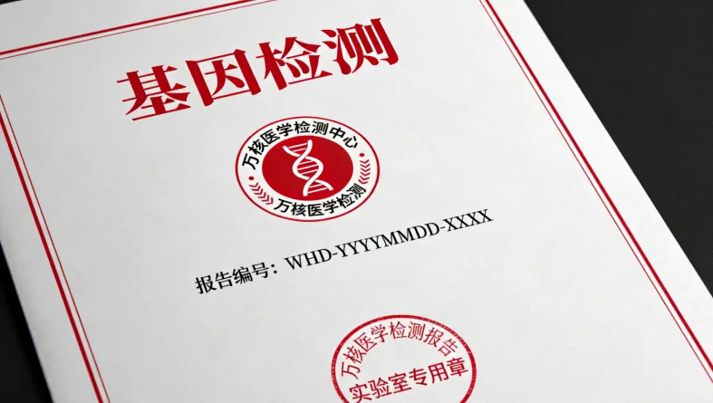 医生与患者共同查看基因检测报告