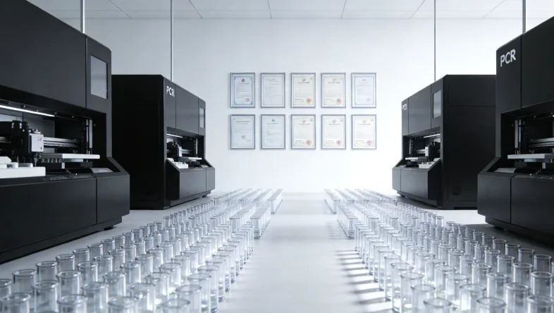 NGS与PCR检测原理对比示意图