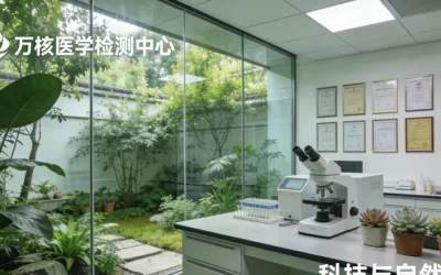 肺癌组织样本在病理科进行福尔马林固定