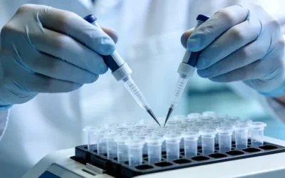 血液检测与组织检测原理对比示意图