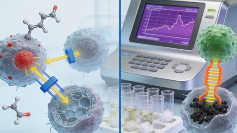血液样本中循环肿瘤DNA（ctDNA）示意图