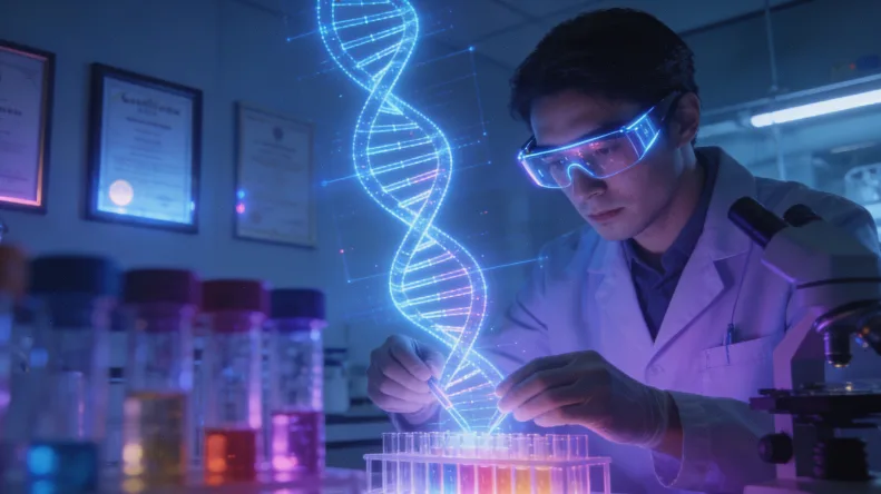 非吸烟肺鳞癌患者考虑基因检测的视觉提示