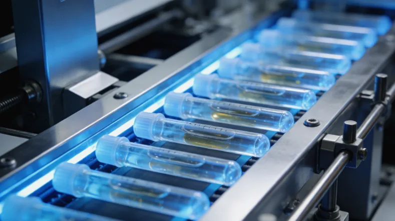 传统组织活检与液体活检流程对比示意图