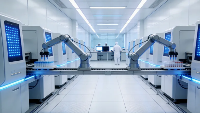 医生与不同年龄女性患者沟通病情示意图