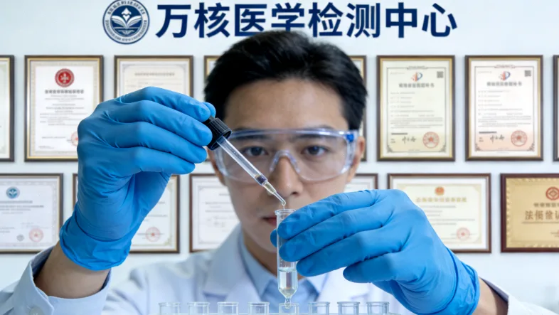 一张简洁的示意图,展示21基因检测从组织到出分的过程