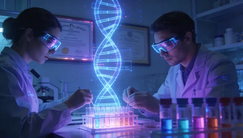 雌激素受体阳性乳腺癌细胞示意图