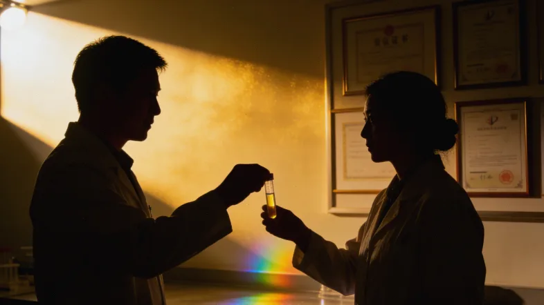 显微镜下的导管原位癌（DCIS）细胞图像